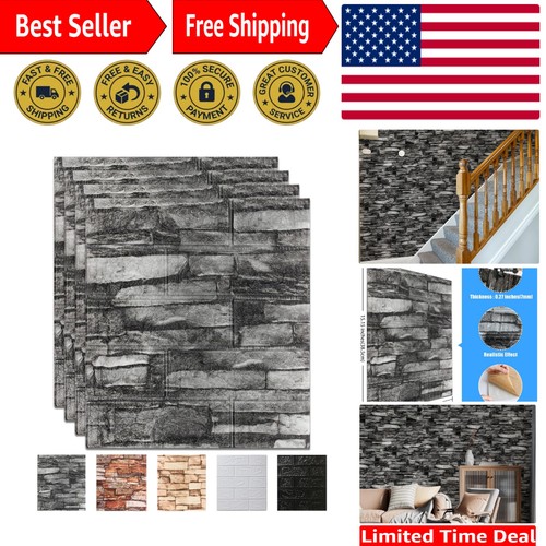 Decorative foam stone wall - 3d,