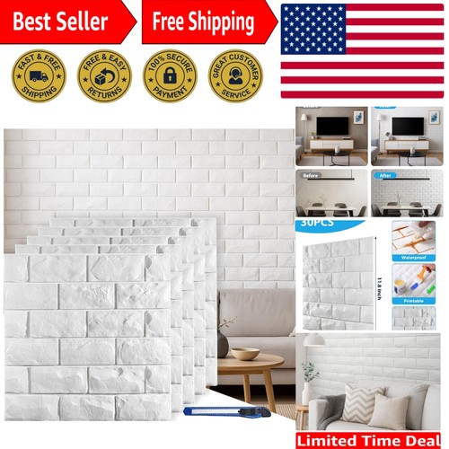 Pcs brick wall panels - 30,