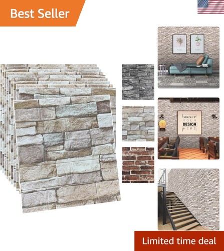 20pcs wall panels peel and - 3d,