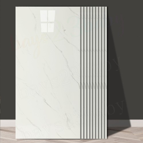 50pc pvc white marble - 50pc,