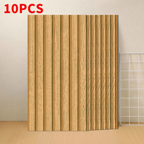 10pcs effect wood slat tile - effect,